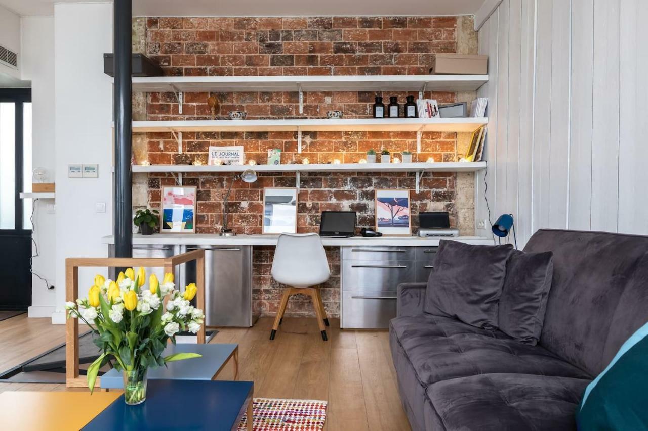 Appartamento Fabulous Design Loft - High Marais/République Parigi Esterno foto
