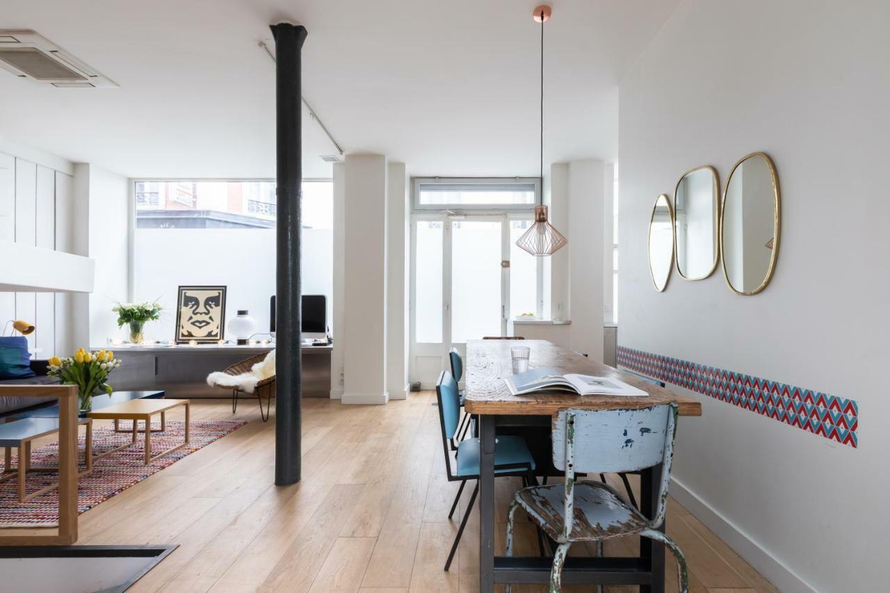 Appartamento Fabulous Design Loft - High Marais/République Parigi Esterno foto